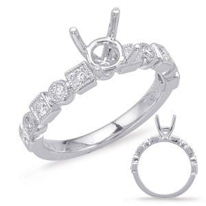 White Gold Engagement Ring White Gold Engagement Ring