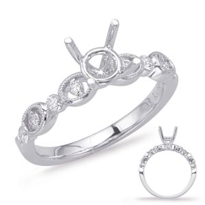 White Gold Engagement Ring White Gold Engagement Ring