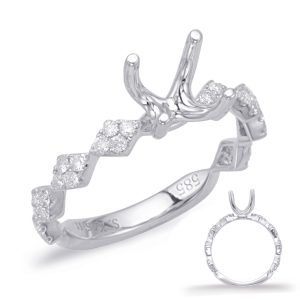 White Gold Engagement Ring White Gold Engagement Ring