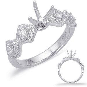 White Gold Engagement Ring White Gold Engagement Ring