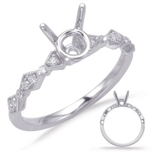White Gold Engagement Ring
