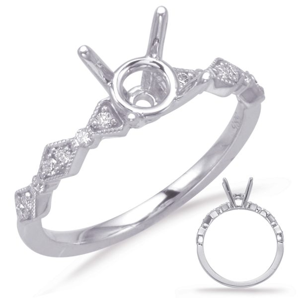 White Gold Engagement Ring