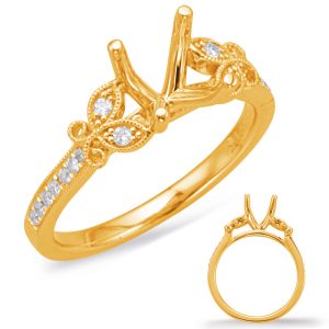 Yellow Gold Engagement Ring Yellow Gold Engagement Ring