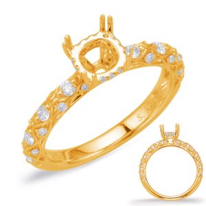 Yellow Gold Engagement Ring Yellow Gold Engagement Ring