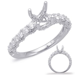 White Gold Engagement Ring White Gold Engagement Ring