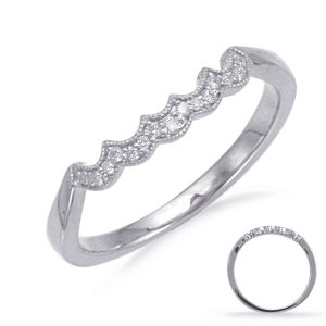 White Gold Matching Band