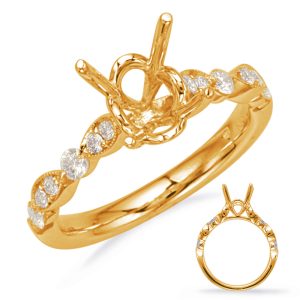 Yellow Gold Engagement Ring Yellow Gold Engagement Ring