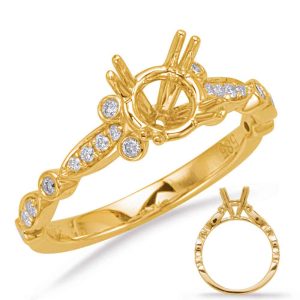 Yellow Gold Engagement Ring Yellow Gold Engagement Ring