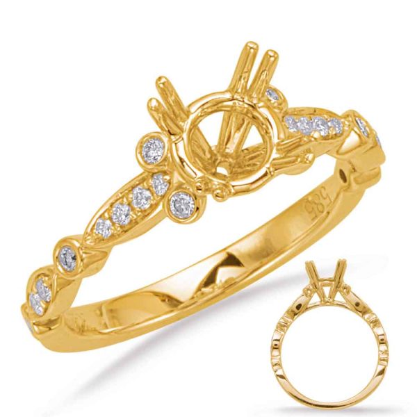Yellow Gold Engagement Ring