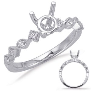 White Gold Engagement Ring
