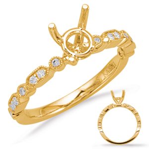 Yellow Gold Engagement Ring Yellow Gold Engagement Ring