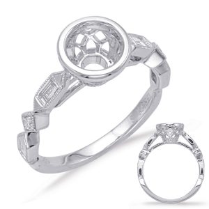 White Gold Engagement Ring White Gold Engagement Ring
