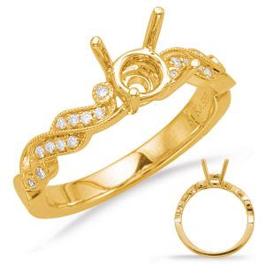 Yellow Gold Engagement Ring Yellow Gold Engagement Ring