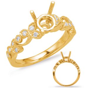 Yellow Gold Engagement Ring Yellow Gold Engagement Ring