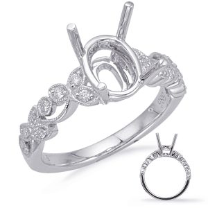 White Gold Engagement Ring