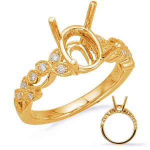 Yellow Gold Engagement Ring Yellow Gold Engagement Ring
