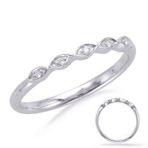 White Gold Matching Band