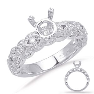 White Gold Engagement Ring