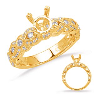 Yellow Gold Engagement Ring Yellow Gold Engagement Ring