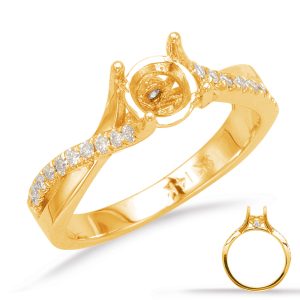 Yellow Gold Engagement Ring Yellow Gold Engagement Ring
