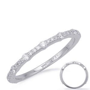 White Gold Matching Band