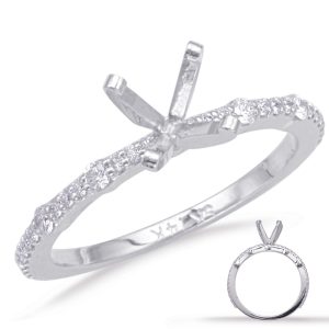 White Gold Engagement Ring