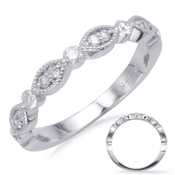 White Gold Matching Band