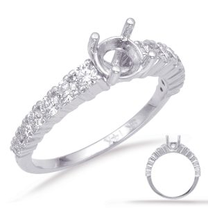 White Gold Engagement Ring