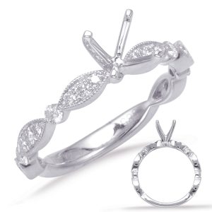 White Gold Engagement Ring White Gold Engagement Ring