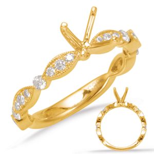Yellow Gold Engagement Ring Yellow Gold Engagement Ring