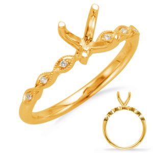 Yellow Gold Engagement Ring Yellow Gold Engagement Ring