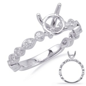 White Gold Engagement Ring White Gold Engagement Ring
