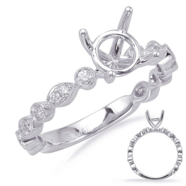 White Gold Engagement Ring