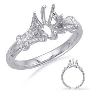 White Gold Engagement Ring White Gold Engagement Ring