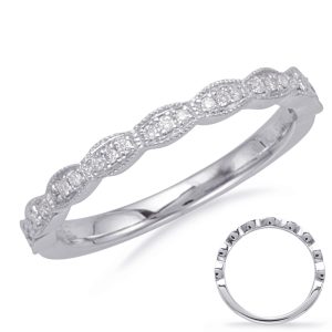 White Gold Matching Band