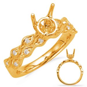 Yellow Gold Engagement Ring Yellow Gold Engagement Ring