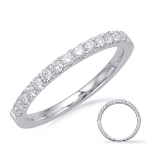 White Gold Matching Band White Gold Matching Band