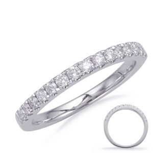 White Gold Matching Band White Gold Matching Band