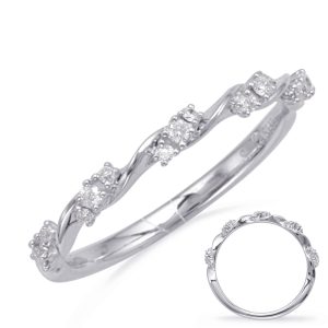 White Gold Matching Band