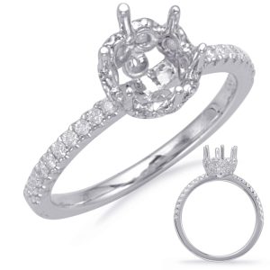 White Gold Engagement Ring