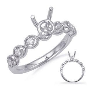 White Gold Engagement Ring White Gold Engagement Ring