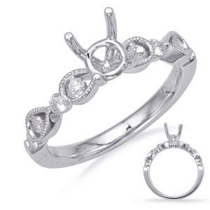 White Gold Engagement Ring White Gold Engagement Ring