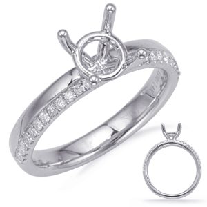 White Gold Engagement Ring White Gold Engagement Ring