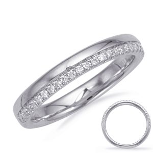 White Gold Matching Band White Gold Matching Band