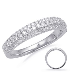 White Gold Matching Band White Gold Matching Band
