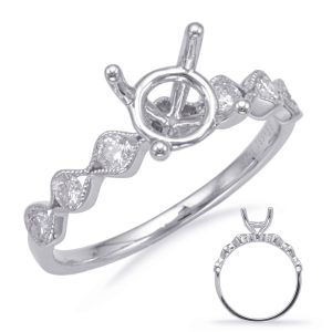 White Gold Engagement Ring White Gold Engagement Ring