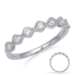 White Gold Matching Band