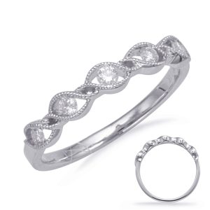 White Gold Matching Band