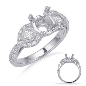 White Gold Engagement Ring