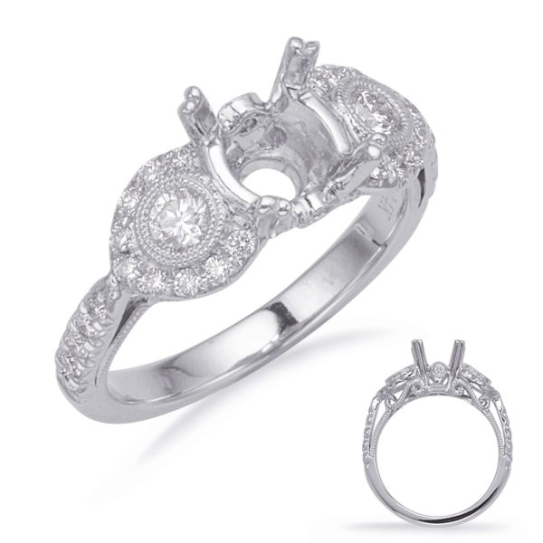White Gold Engagement Ring